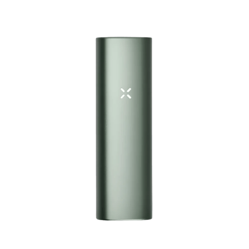 The PAX PLUS dry herb vaporizer in sage floats against a white background. The popular vape is one of our best products for Memorial Day Weekend